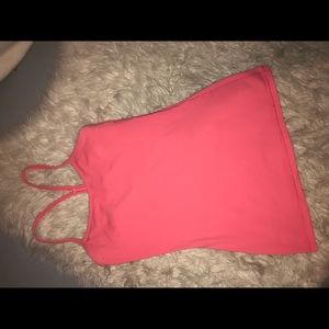 Pink lulu lemon workout top